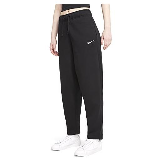 Nike essential clctn flc crv pantaloni black/white l