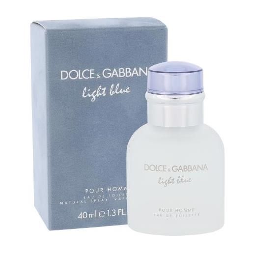 Dolce&Gabbana light blue pour homme 40 ml eau de toilette per uomo