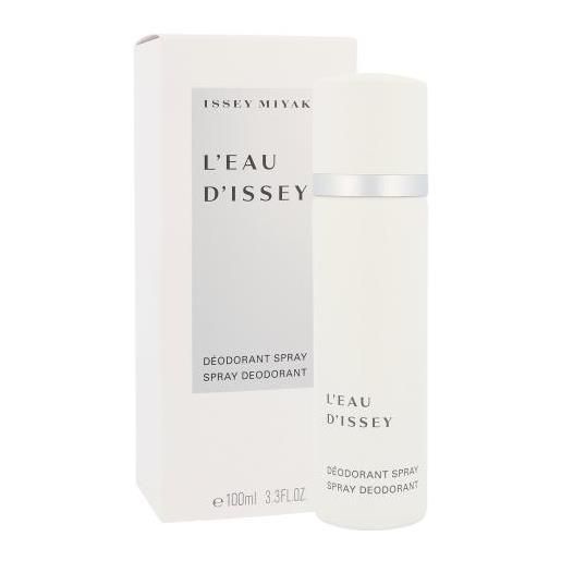 Issey Miyake l´eau d´issey 100 ml spray deodorante senza alluminio per donna
