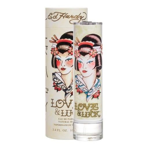 Christian Audigier ed hardy love & luck 100 ml eau de parfum per donna