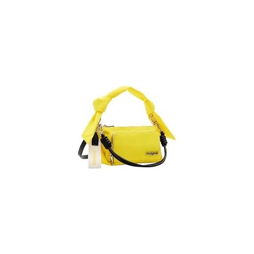 Desigual priori urus, accessories nylon across body bag donna, giallo