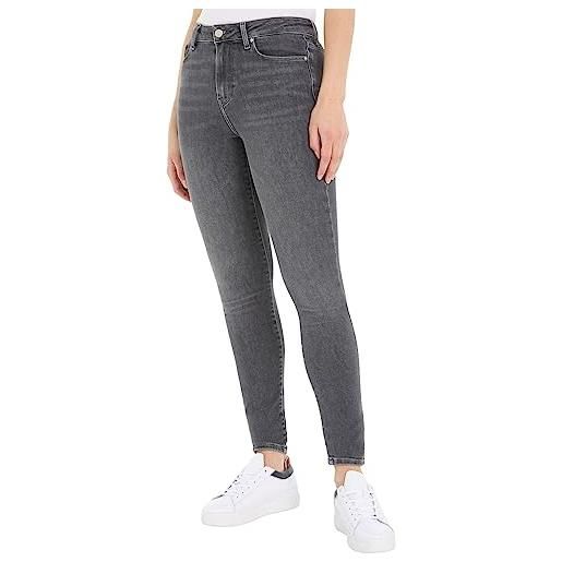 Tommy Hilfiger jeans donna skinny fit, grigio (luz), 24w / 32l