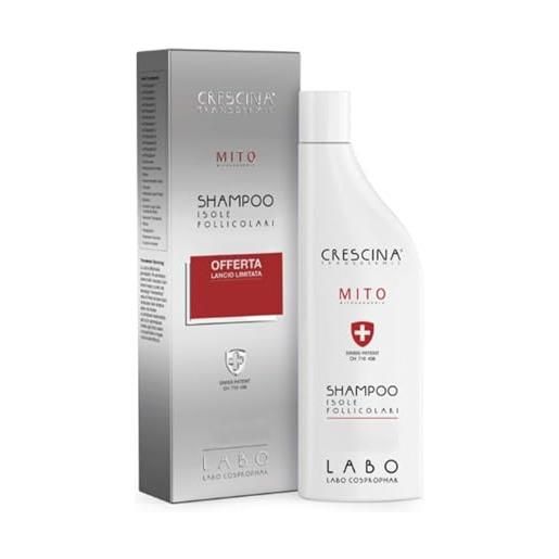 Labo Cosprophar labo shampoo per uomo ri-crescita isole follicolari hb177 cade-crex anticaduta hair root benefit 150ml (isofol 2100, 150ml (confezione da 1))