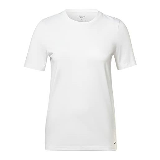 Reebok speedwick pronto per l'allenamento t-shirt, bianco, m donna
