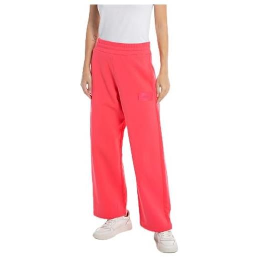 REPLAY w8080 second life pantaloni casual, hibiscus 061, l donna