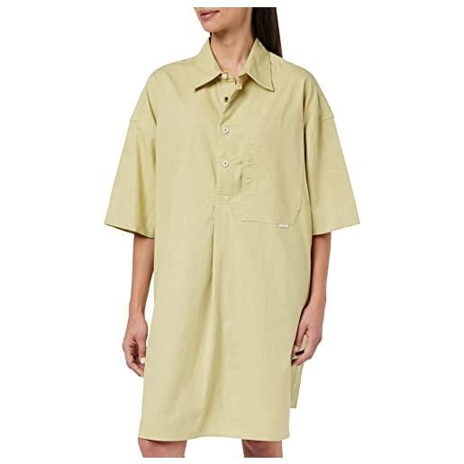 G-STAR RAW women's shirt dress 2.0 , verde (leek green d23219-d187-d613), xl