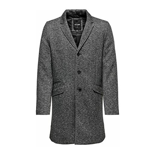 Only & sons onsjulian king coat in otw vd cappotto, cammello/dettaglio: mélange, l uomo