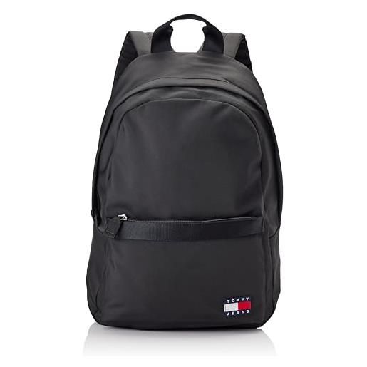 Tommy Jeans tjm daily dome backpack am0am11964, zaini uomo, nero (black), os