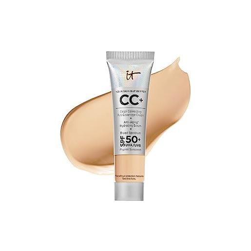 It cosmetics your skin but bettertm cc cream with spf 50+ medium 0.406 oz travel size by it cosmetics