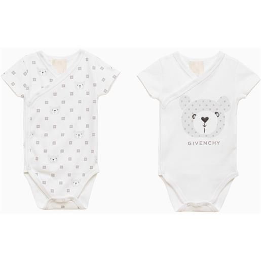 Givenchy set due body bianco in cotone