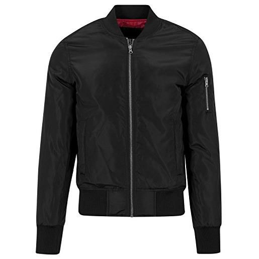 Urban Classics 2-tone bomber jacket, nero (blk/blk), 3xl uomo