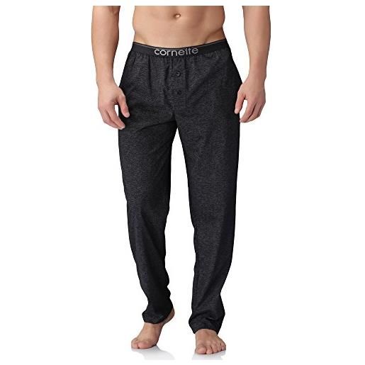 Cornette pantaloni del pigiama uomo cr099 (navy, m)