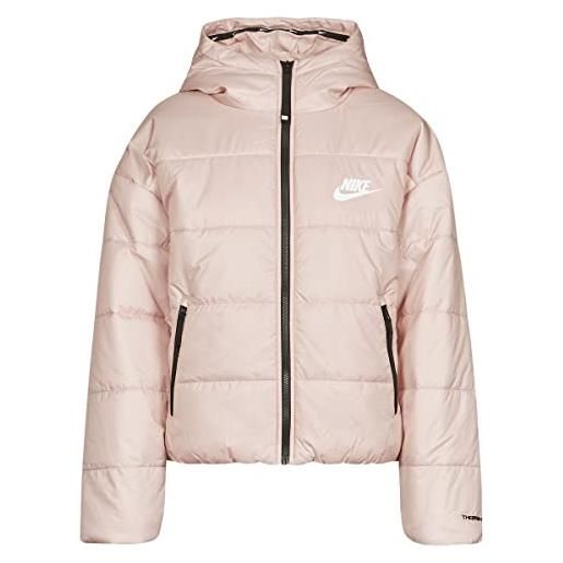 Nike w nsw tf rpl classic hd jkt giacca, pink oxford/black/white, l donna
