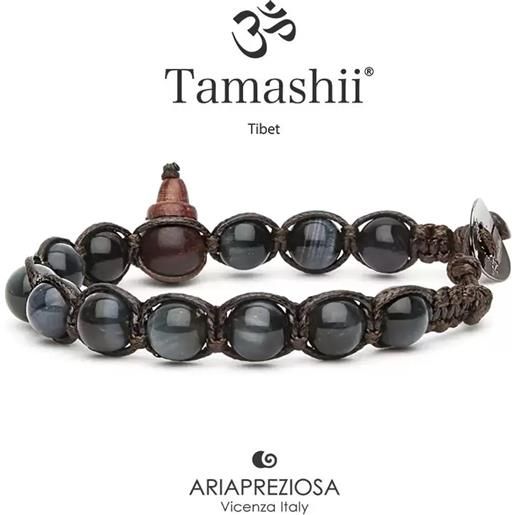 Tamashii bracciale pietra tibetano occhio di falco Tamashii unisex 1 giro bhs900-245
