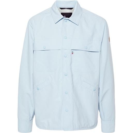 Moncler Grenoble giacca-camicia nax - blu