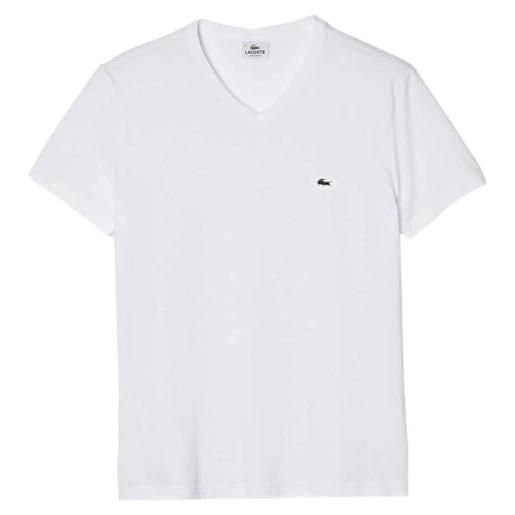 Lacoste th2036-00 t-shirt, grigio (gris chiné), x-large uomo