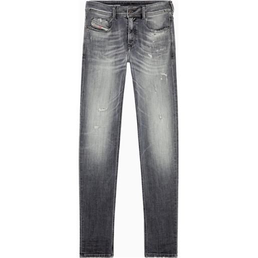 DIESEL jeans skinny grigio 1979 uomo DIESEL sleenker 09h70