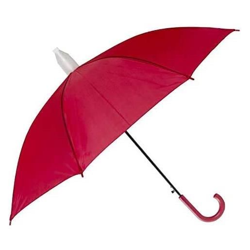 Palucart 1 ombrello salvagoccia che non bagna colore red passion con custodia in plastica tasto automatico color rosso
