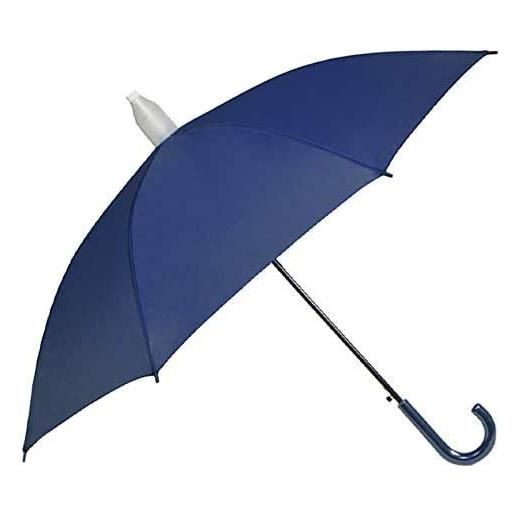 Palucart 1 ombrello salvagoccia che non bagna colore blu con custodia in plastica tasto automatico blue navy