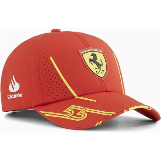 Ferrari puma cappello berretto unisex rosso carlos sainz jr f1 025421-01