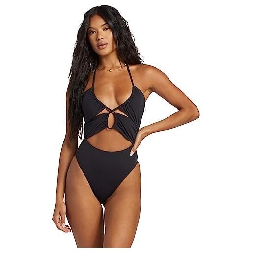 Billabong sol searcher costume intero a fascia da donna nero