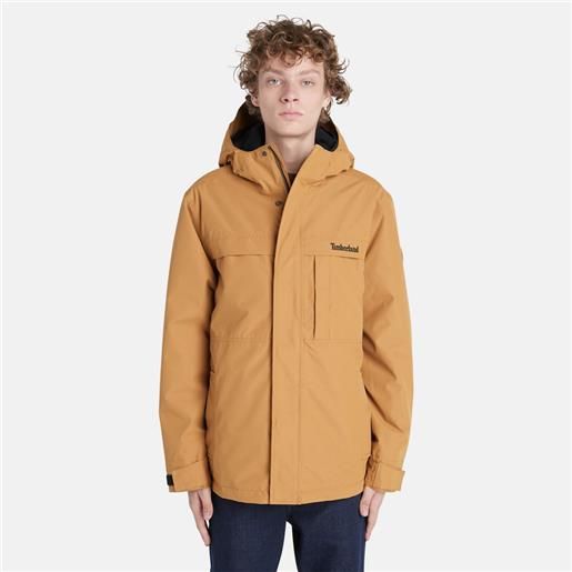 Timberland giacca 3 in 1 impermeabile benton da uomo in giallo giallo