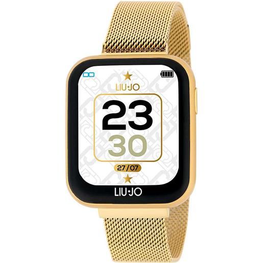 Liu Jo smartwatch unisex dimensione cassa 42 mm in acciaio colore cinturino oro quadrante oro - swlj053