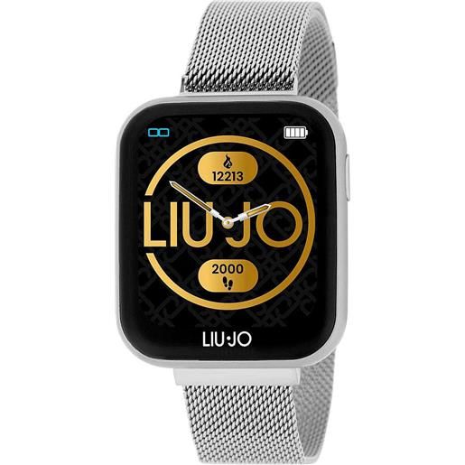 Liu Jo smartwatch unisex dimensione cassa 42 mm in acciaio colore cinturino silver quadrante silver - swlj051