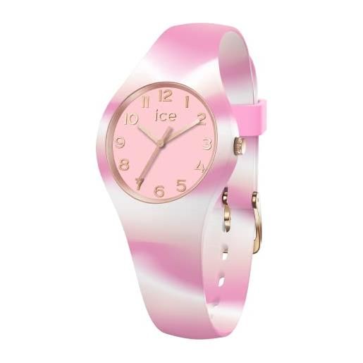 Ice-watch - ice tie and dye pink shades - orologio rosa da donna con cinturino in silicone - 021011 (extra small)