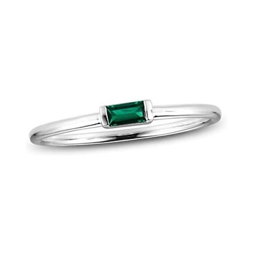 55Carat creato-smerald 925-sterling-argento-in stile cornice a forma di cornetta forma anello birthstone gioielli moda per uomo dimensioni regalo dimensioni: q