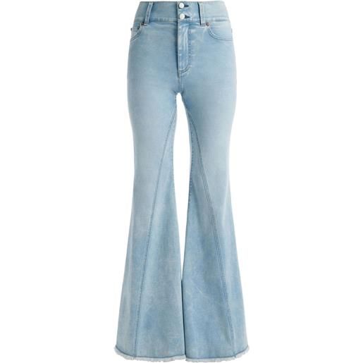 alice + olivia jeans svasati beautiful seamed - blu