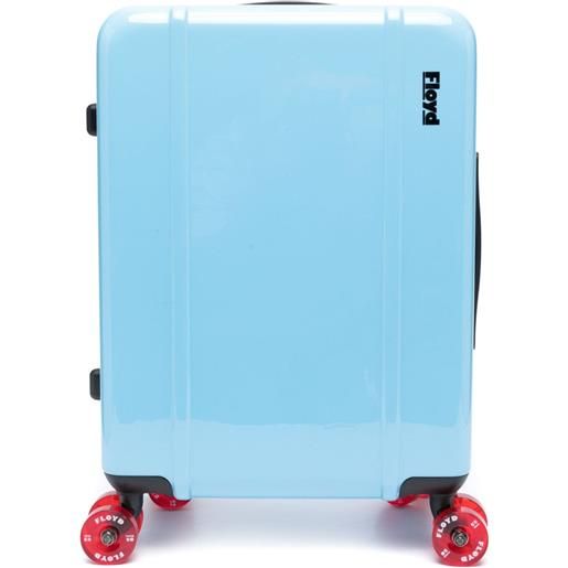 Floyd valigia con stampa - blu