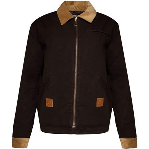 Sporty & Rich giacca con zip srhwc - marrone