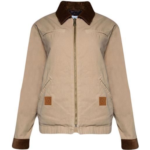 Sporty & Rich giacca con zip srhwc - toni neutri