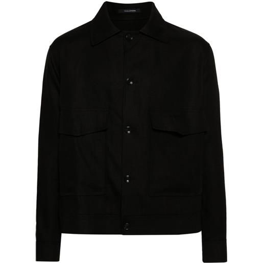 Tagliatore giacca-camicia amir - nero