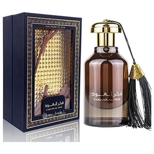 Hilto fakhar al oud edp profumo 100ml (l'orgoglio di oud) arabian oud parfum attar ul arabia lunga durata per uomini donne unisex