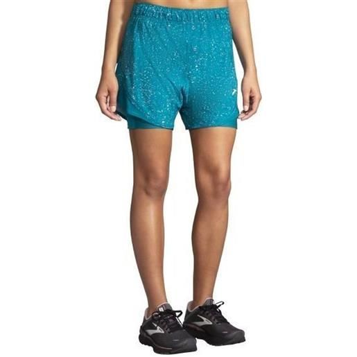 Brooks chaser 5 2in1 pantaloncini - donna