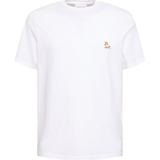 MAISON KITSUNÉ t-shirt regular fit chillax con patch