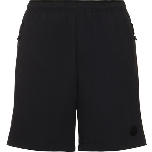 MONCLER ripstop nylon shorts