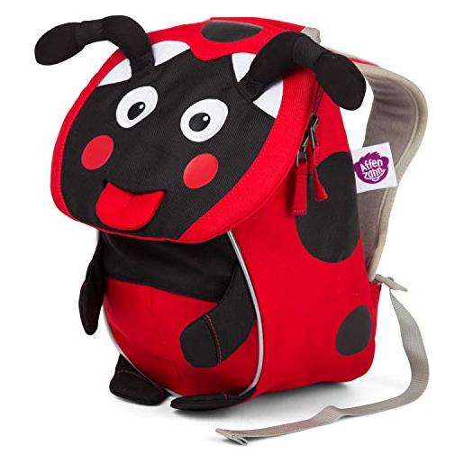 Affenzahn small friend lilly ladybird red zainetto per bambini, 25 cm, 4 liters, rosso (red)