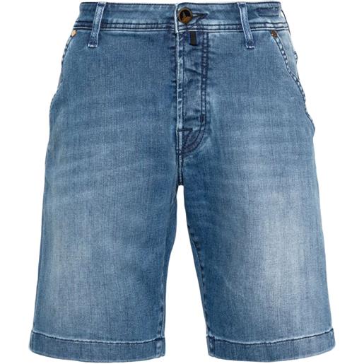 Jacob Cohën shorts denim lou grand tour - blu