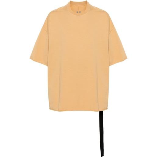 Rick Owens DRKSHDW t-shirt in cotone biologico - giallo