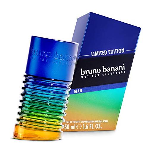 Bruno banani limited edition - profumo orientale legnoso per lui, edt, confezione da 1 (1 x 50 ml)