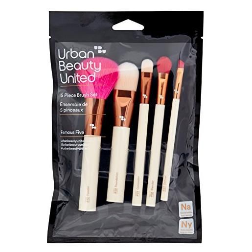 Urban Beauty United famous five 5 piece brush kit by Urban Beauty United