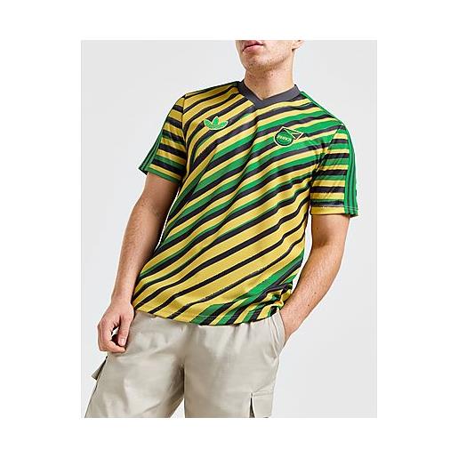 Adidas maglia trefoil og jamaica, spring yellow