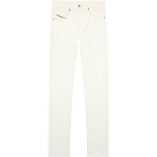 DIESEL jeans slim bianco uomo DIESEL d-strukt 09i15