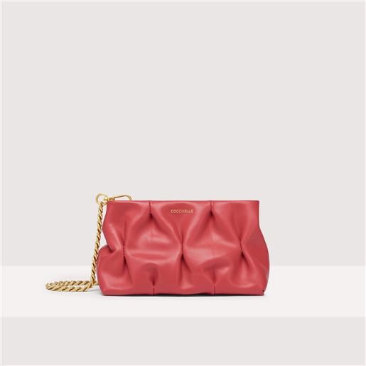 Coccinelle clutch in pelle liscia ophelie goodie mini