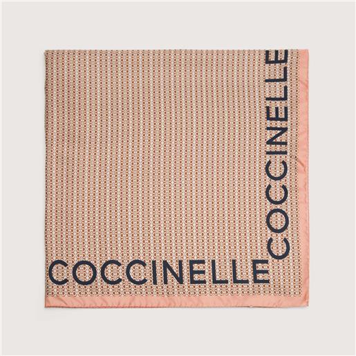 Coccinelle foulard in seta Coccinelle monogram logo