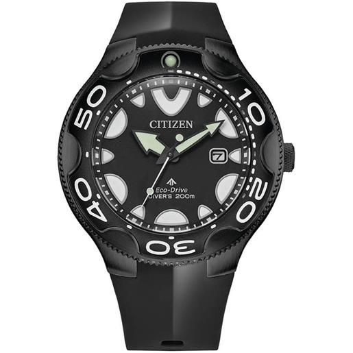 Citizen orologio Citizen orca bn0235-01e promaster acciaio ip nero