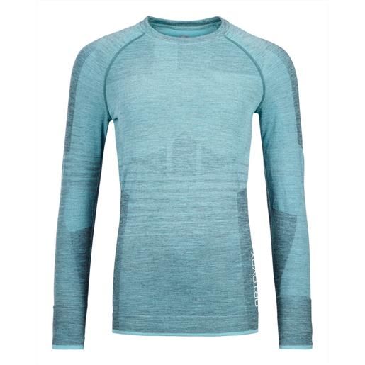 ORTOVOX 230 competition long sleeve w - coral ice blue
